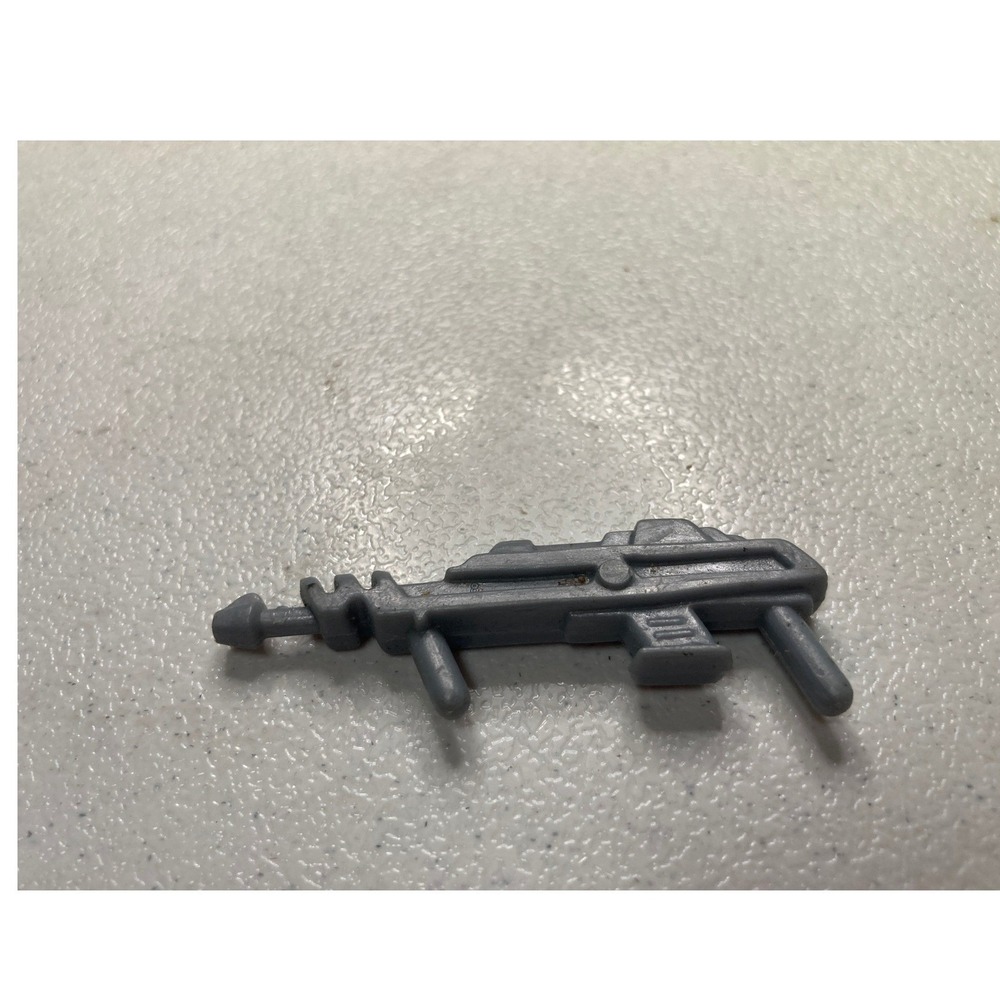 Vintage Mattel MOTU He-Man 1984 Weapons Pack Gray Laser Rifle Figure Accessory